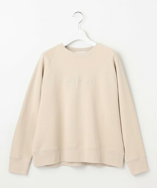 L size ONWARD(大きいサイズ) / エルサイズオンワード スウェット | クリアループバックレタリング スウェット | 詳細3