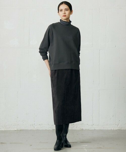 L size ONWARD(大きいサイズ) / エルサイズオンワード スウェット | クリアループバックレタリング スウェット | 詳細5