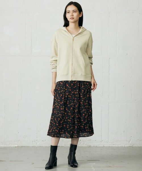 L size ONWARD(大きいサイズ) / エルサイズオンワード パーカー | クリアループバックジップ パーカー | 詳細1