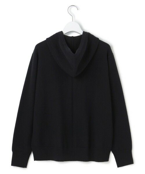 L size ONWARD(大きいサイズ) / エルサイズオンワード パーカー | 【洗える】ソフトカシミヤミックス ジップアップ ニットパーカー | 詳細10