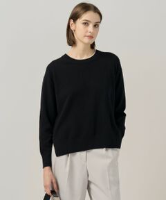 L size ONWARD(大きいサイズ) / エルサイズオンワード ニット・セーター | 【新色追加】ソフトカシミヤミックス クルーネックニット