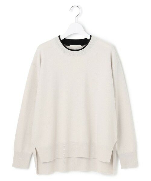 L size ONWARD(大きいサイズ) / エルサイズオンワード ニット・セーター | 【新色追加】ソフトカシミヤミックス クルーネックニット | 詳細5