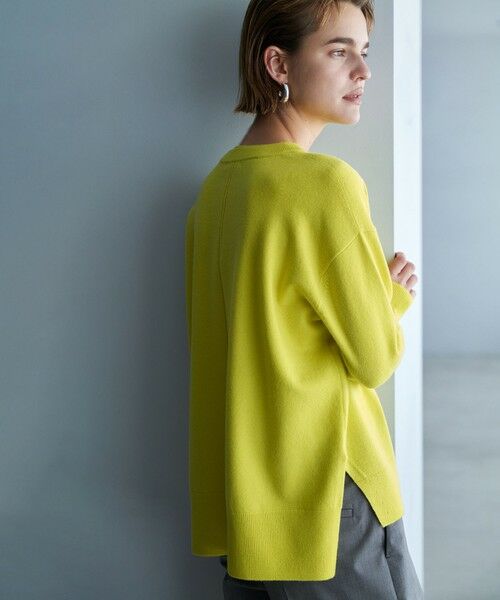 L size ONWARD(大きいサイズ) / エルサイズオンワード ニット・セーター | 【新色追加】ソフトカシミヤミックス クルーネックニット | 詳細16