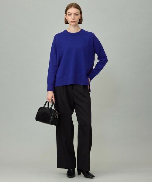 L size ONWARD(大きいサイズ) / エルサイズオンワード ニット・セーター | 【新色追加】ソフトカシミヤミックス クルーネックニット | 詳細22