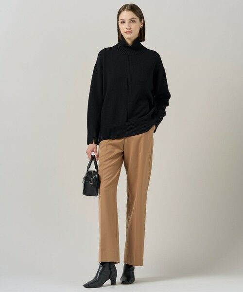 L size ONWARD(大きいサイズ) / エルサイズオンワード ニット・セーター | 【新色追加】ソフトカシミヤミックス ハイネックニット | 詳細16