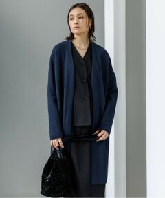 L size ONWARD(大きいサイズ) / エルサイズオンワード カーディガン・ボレロ | ミルドウール ロングカーディガン