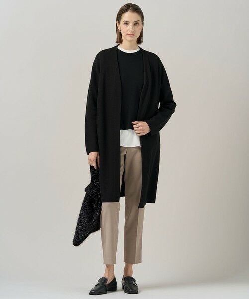 L size ONWARD(大きいサイズ) / エルサイズオンワード カーディガン・ボレロ | ミルドウール ロングカーディガン | 詳細5