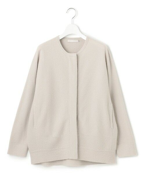 L size ONWARD(大きいサイズ) / エルサイズオンワード ブルゾン | ミルドウール ニットブルゾン | 詳細3