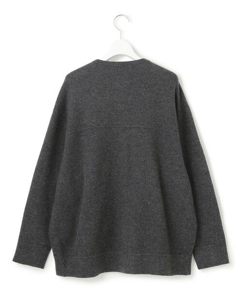 L size ONWARD(大きいサイズ) / エルサイズオンワード ブルゾン | ミルドウール ニットブルゾン | 詳細12