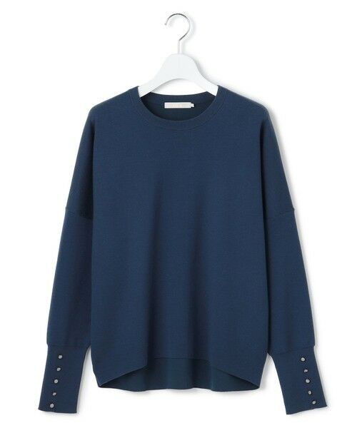 L size ONWARD(大きいサイズ) / エルサイズオンワード ニット・セーター | 【洗える】 シルキーウールダブルフェイス ニットプルオーバー | 詳細21