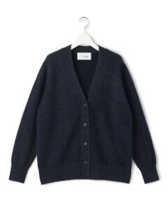 L size ONWARD(大きいサイズ) / エルサイズオンワード カーディガン・ボレロ | 【30th ANNIVERSARY】ルレックスフォックスアルパカ Vネックカーディガン