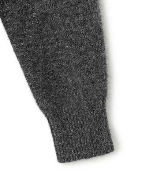 L size ONWARD(大きいサイズ) / エルサイズオンワード カーディガン・ボレロ | 【30th ANNIVERSARY】ルレックスフォックスアルパカ Vネックカーディガン | 詳細4