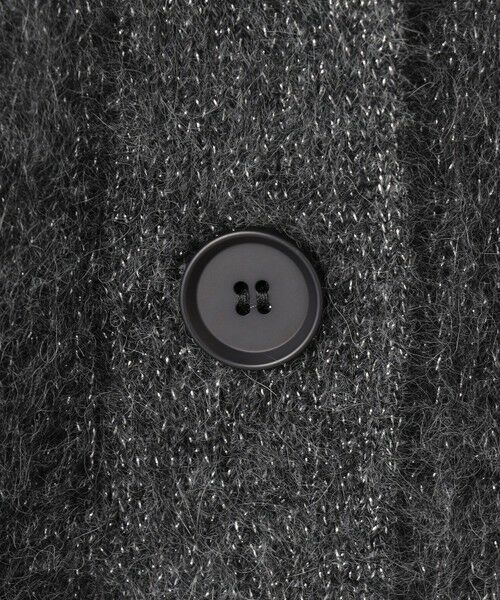 L size ONWARD(大きいサイズ) / エルサイズオンワード カーディガン・ボレロ | 【30th ANNIVERSARY】ルレックスフォックスアルパカ Vネックカーディガン | 詳細6