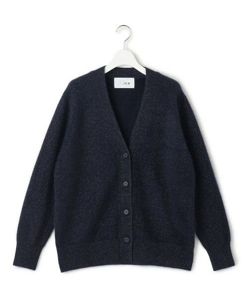 L size ONWARD(大きいサイズ) / エルサイズオンワード カーディガン・ボレロ | 【30th ANNIVERSARY】ルレックスフォックスアルパカ Vネックカーディガン | 詳細11