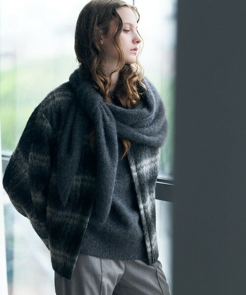 L size ONWARD(大きいサイズ) / エルサイズオンワード ニット・セーター | 【30th ANNIVERSARY】ルレックスフォックスアルパカ プルオーバーニット | 詳細2