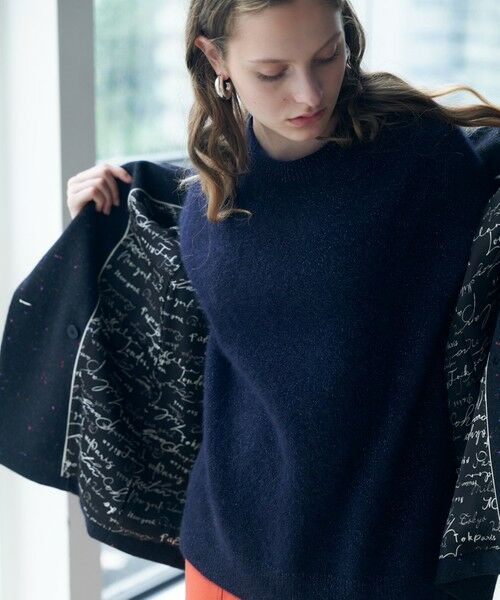 L size ONWARD(大きいサイズ) / エルサイズオンワード ニット・セーター | 【30th ANNIVERSARY】ルレックスフォックスアルパカ プルオーバーニット | 詳細4