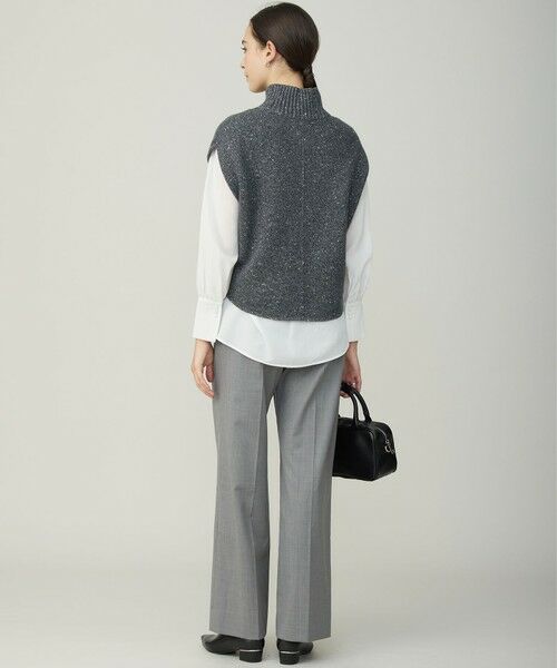 L size ONWARD(大きいサイズ) / エルサイズオンワード ベスト | 【30th ANNIVERSARY】 カシミヤブレンドルレックス ハイネックニットベスト | 詳細2