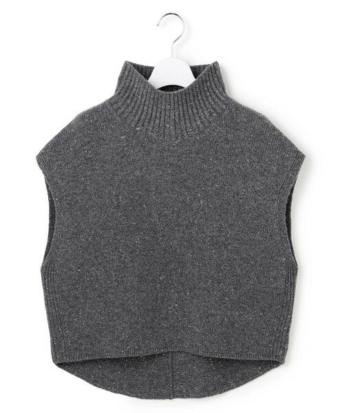 L size ONWARD(大きいサイズ) / エルサイズオンワード ベスト | 【30th ANNIVERSARY】 カシミヤブレンドルレックス ハイネックニットベスト | 詳細3