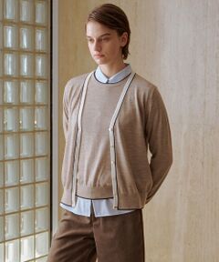 L size ONWARD(大きいサイズ) / エルサイズオンワード その他トップス | トリムツイン ニット