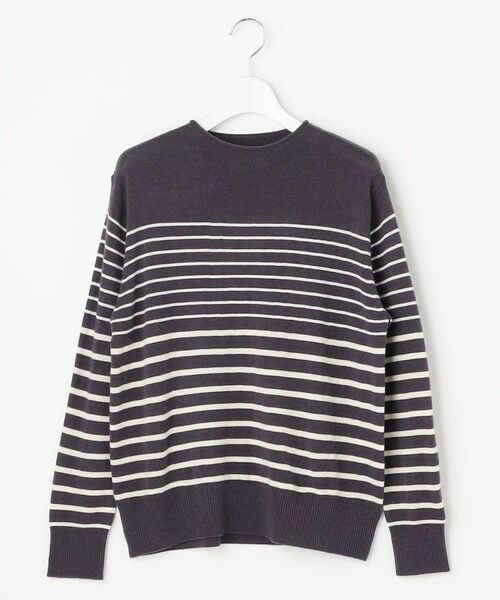 L size ONWARD(大きいサイズ) / エルサイズオンワード ニット・セーター | SOFT TOUCH WOOL ボーダー ニット | 詳細3