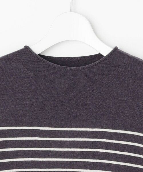 L size ONWARD(大きいサイズ) / エルサイズオンワード ニット・セーター | SOFT TOUCH WOOL ボーダー ニット | 詳細5