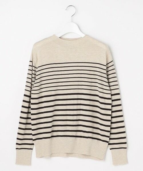 L size ONWARD(大きいサイズ) / エルサイズオンワード ニット・セーター | SOFT TOUCH WOOL ボーダー ニット | 詳細14