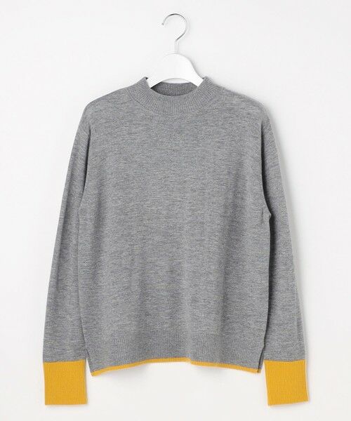 L size ONWARD(大きいサイズ) / エルサイズオンワード ニット・セーター | SOFT TOUCH WOOL ブロッキング ニット | 詳細7