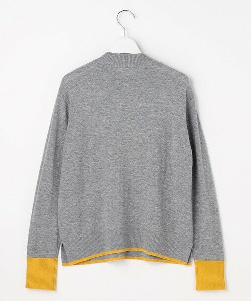 L size ONWARD(大きいサイズ) / エルサイズオンワード ニット・セーター | SOFT TOUCH WOOL ブロッキング ニット | 詳細8