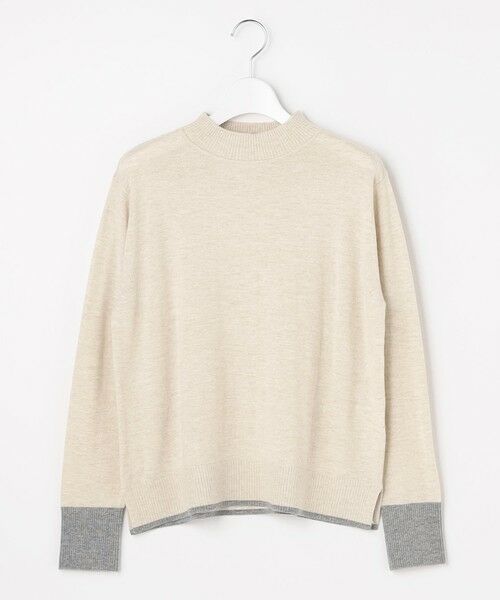 L size ONWARD(大きいサイズ) / エルサイズオンワード ニット・セーター | SOFT TOUCH WOOL ブロッキング ニット | 詳細19