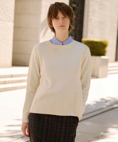 L size ONWARD(大きいサイズ) / エルサイズオンワード ニット・セーター | 【WEB限定カラーあり】CAT クルーネック ニット