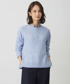 L size ONWARD(大きいサイズ) / エルサイズオンワード ニット・セーター | 【WEB限定カラーあり】CAT クルーネック ニット