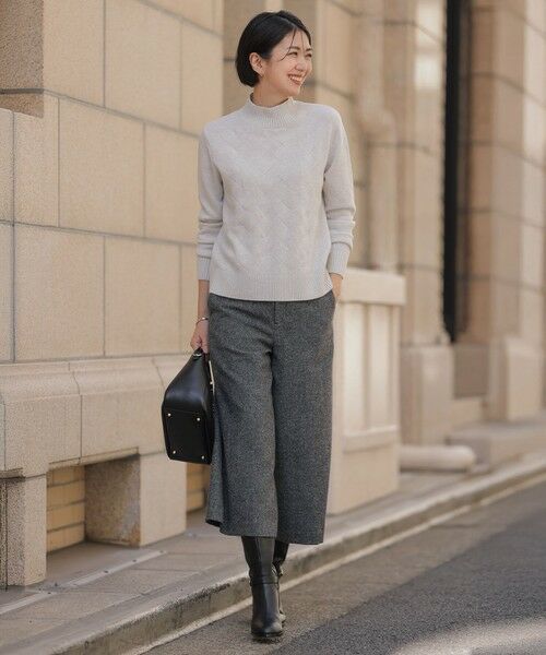 L size ONWARD(大きいサイズ) / エルサイズオンワード ニット・セーター | 【WEB限定カラーあり】CAT ハイネック ニット | 詳細22