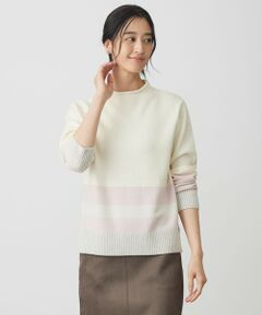 L size ONWARD(大きいサイズ) / エルサイズオンワード ニット・セーター | CAT ブロッキング ニット