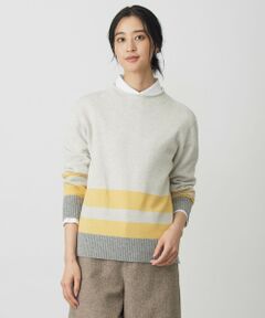 L size ONWARD(大きいサイズ) / エルサイズオンワード ニット・セーター | CAT ブロッキング ニット