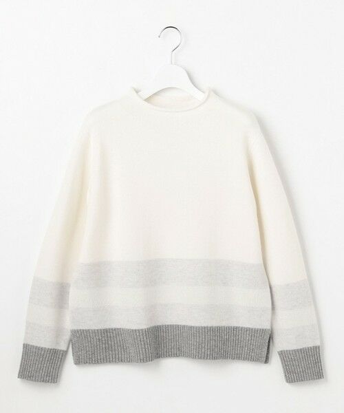 L size ONWARD(大きいサイズ) / エルサイズオンワード ニット・セーター | CAT ブロッキング ニット | 詳細7