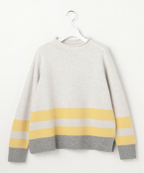 L size ONWARD(大きいサイズ) / エルサイズオンワード ニット・セーター | CAT ブロッキング ニット | 詳細10