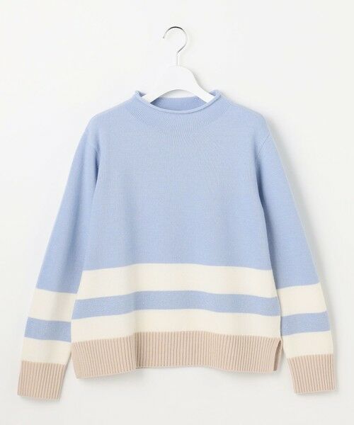 L size ONWARD(大きいサイズ) / エルサイズオンワード ニット・セーター | CAT ブロッキング ニット | 詳細15