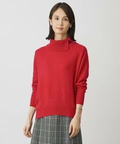 L size ONWARD(大きいサイズ) / エルサイズオンワード ニット・セーター | CASHMERE BLEND 襟付き ニット