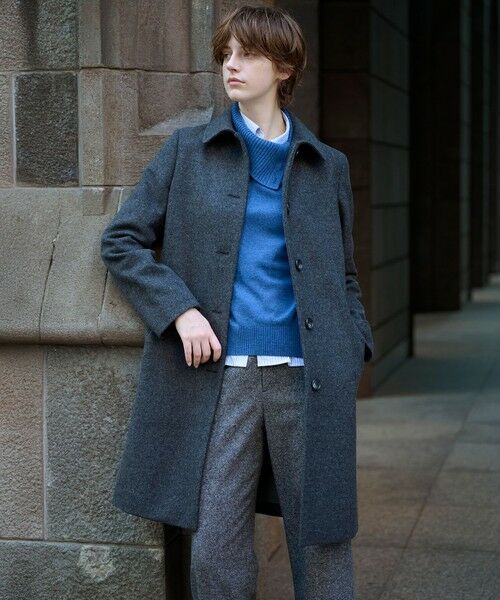 L size ONWARD(大きいサイズ) / エルサイズオンワード ニット・セーター | CASHMERE BLEND 襟付き ニット | 詳細25