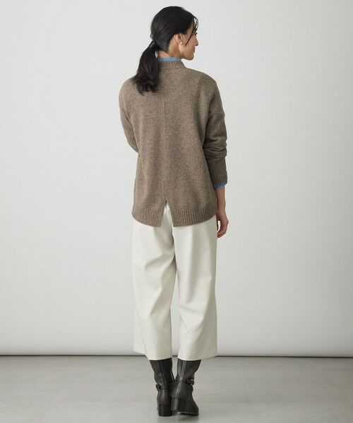 L size ONWARD(大きいサイズ) / エルサイズオンワード ニット・セーター | YAK BLEND Vネック ニット | 詳細13