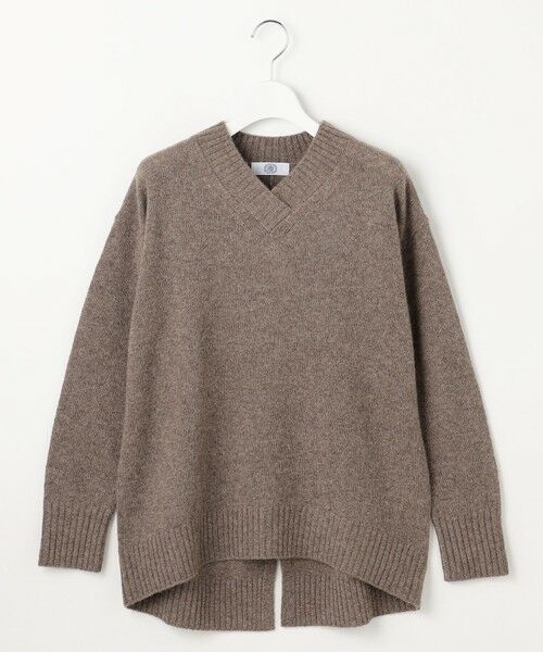 L size ONWARD(大きいサイズ) / エルサイズオンワード ニット・セーター | YAK BLEND Vネック ニット | 詳細14