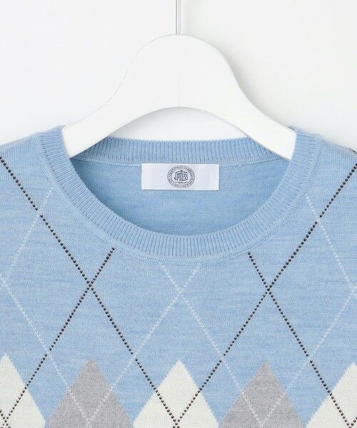 L size ONWARD(大きいサイズ) / エルサイズオンワード その他トップス | アーガイル ツイン ニット | 詳細23