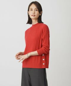 L size ONWARD(大きいサイズ) / エルサイズオンワード ニット・セーター | WOOL BLEND AIR ハイネック ニット