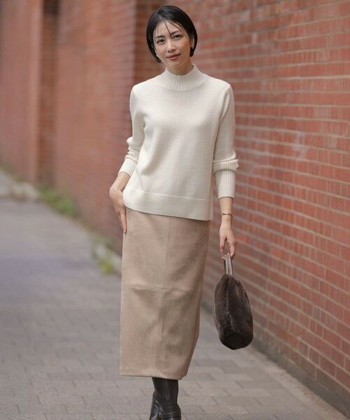 L size ONWARD(大きいサイズ) / エルサイズオンワード ニット・セーター | CASHBIT NEO ハイネック ニット | 詳細1