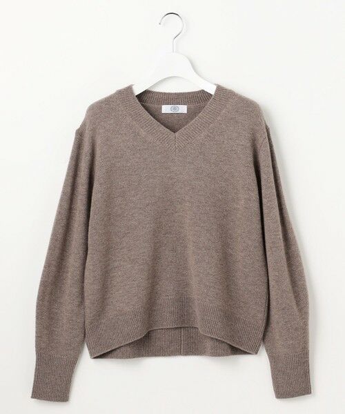 L size ONWARD(大きいサイズ) / エルサイズオンワード ニット・セーター | CASHBIT NEO Vネック ニット | 詳細4