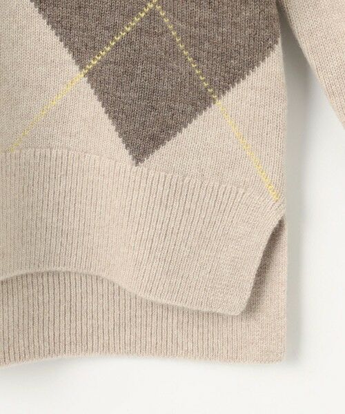 L size ONWARD(大きいサイズ) / エルサイズオンワード ニット・セーター | CASHBIT NEO アーガイル ニット | 詳細12