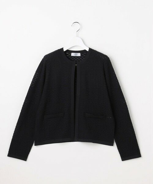 L size ONWARD(大きいサイズ) / エルサイズオンワード ニット・セーター | ジャガード ニット ジャケット | 詳細2