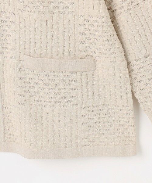 L size ONWARD(大きいサイズ) / エルサイズオンワード ニット・セーター | ジャガード ニット ジャケット | 詳細8