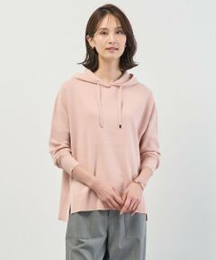 L size ONWARD(大きいサイズ) / エルサイズオンワード パーカー | Smooth ニット パーカー