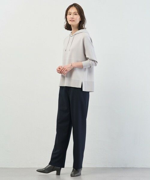 L size ONWARD(大きいサイズ) / エルサイズオンワード パーカー | Smooth ニット パーカー | 詳細2